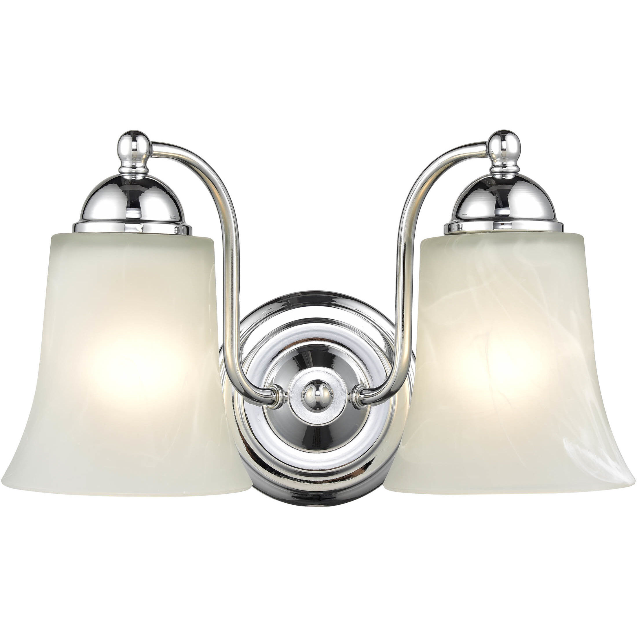 Abelia 2 Light 12 inch Chrome Bathroom Vanity Light Wall Light